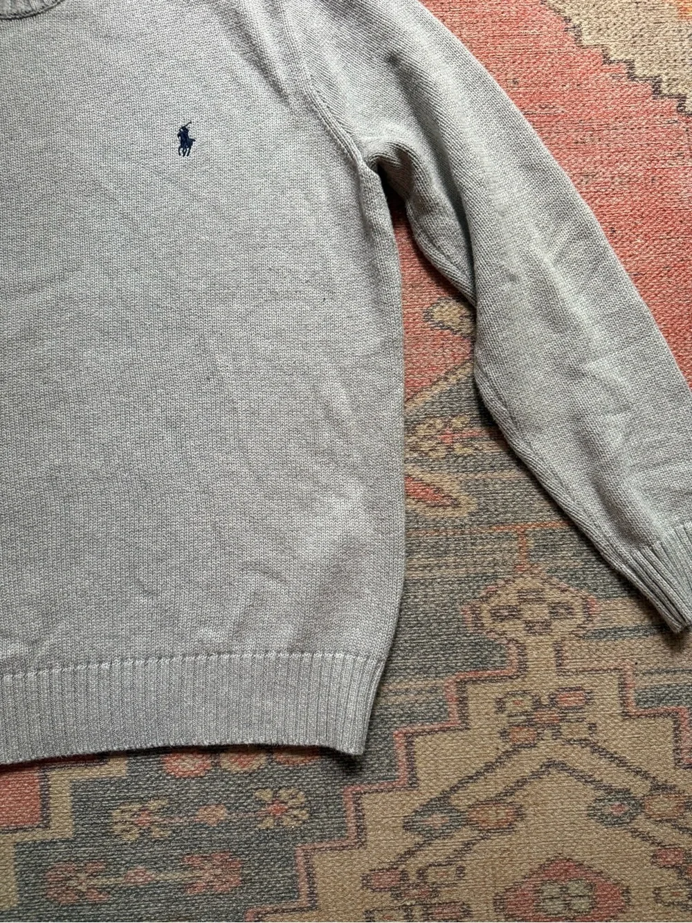 Ralph Lauren Polo Men's Light Gray Crewneck Sweater